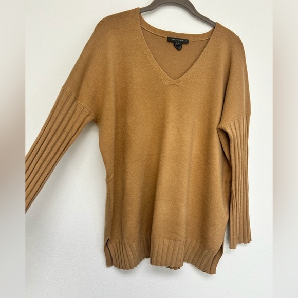 French Connection Camel Tan Women’s Oversized Sweater size Medium​ - Picture 4 of 6